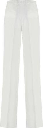 Fabiana Filippi Wide Leg Broeken - Dames - Wijde Broeken - Wit - S - Broeken