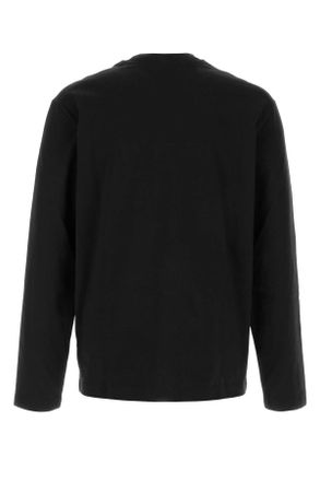 Jil Sander Long-Sleeve Pocket T-Shirt - Black