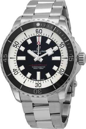 Breitling Pre-owned Breitling Superocean Automatic Chronometer Black Dial Mens Watch A17376211B1A1