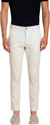 Mason's Milano Chino Broek - Heren - Chinos - Beige - L - Katoen - Broeken