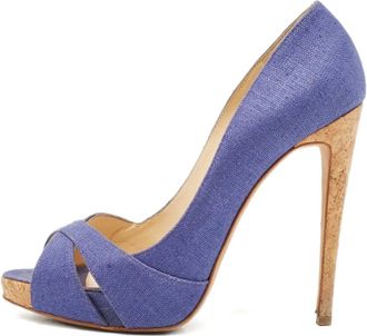 Alexandre Birman Pumps a punta aperta 120mm - Blu
