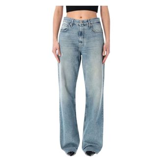 Cycle Straight Jeans, female, Blue, Size: W26 Zoe High Rise Straight Leg