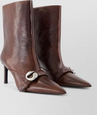 Coperni leather belt boots