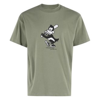 Carhartt Work in Progress Camiseta Home Run - Tops - Hombre - Verde - L