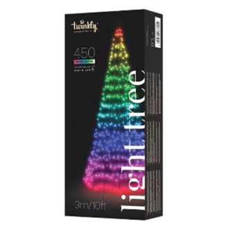 Twinkly Albero connesso IP44 3m 450 led multicolori rgbw Twinkly light tree Twinkly