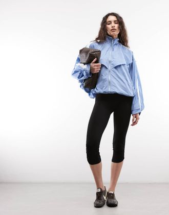 Nike giacca da tuta balloon blu e bianca