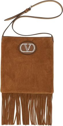Valentino Garavani Suede Leather Shoulder Bag