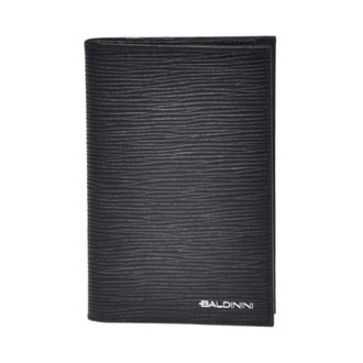 Baldinini Black printed leather wallet