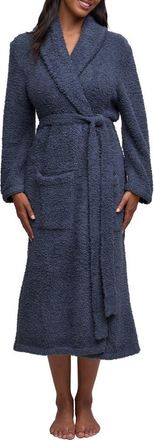 Barefoot Dreams Gender Inclusive CozyChic Robe in Slate Blue at Nordstrom, Size 2