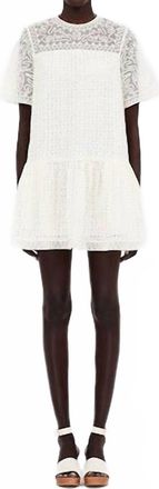 Ulla Johnson Gabi Mini Dress In White