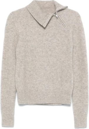 Isabel Marant Odelle Turtleneck Truien - Dames - Coltruien - Beige - L - Truien & Vesten