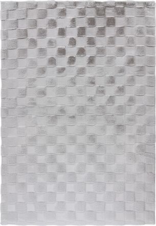 LALEE Hochwertiger Hochflor Design Teppich Soul - Silver