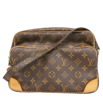 Louis Vuitton Pre-owned Cross Body Bags, female, Brown, Size: ONE SIZE Pre-owned Nile Shoulder Bag