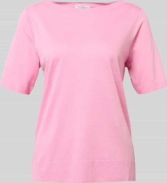 Marc O'Polo Regular Fit T-Shirt aus Lyocell-Baumwoll-Mix in Pink, Gr&ouml;&szlig;e XXL