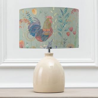 Voyage Maison Leura Table Lamp With Bilbury Eva Lampshade in Cream