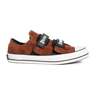 Palm Angels Sneakers, male, Brown, Size: 7 US Velcro Vulcanized Low Sneakers