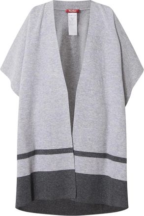 Max Mara Salato Cape - Dames - Ponchos - Grijs - M/L - Wol - Jassen