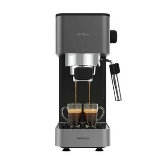 Cecotec Cecotec Cafetera Express Manual Cafelizzia 690 Grey. 1230-1465w, Bomba 20 Bares, 1 O 2 Tazas, Vaporizador, Tanque 1,5l