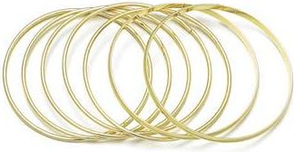Adornia Set of 6 Thin Bangle Bracelets in Gold at Nordstrom Rack
