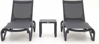 Forza Furniture Forza Russi ligbed set 3-delig stapelbaar verstelbaar