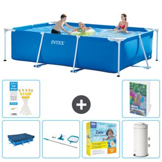 Intex Piscina Con Estructura Rectangular - 300x200x75 Cm - 7-piezas S91