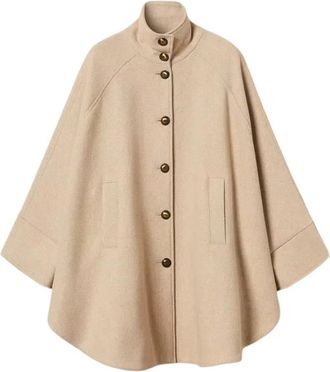 Twinset Tops - Dames - Ponchos - Beige - M - Jassen