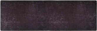 vidaXL Vidaxl - Alfombra lavable antideslizante gris antracita 80x300 cm