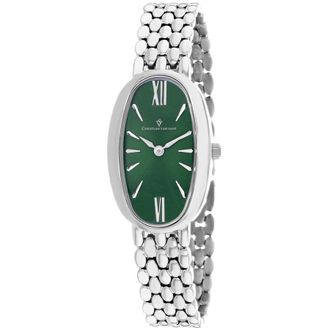 Christian Van Sant Lucia Quartz Green Dial Ladies Watch CV1813