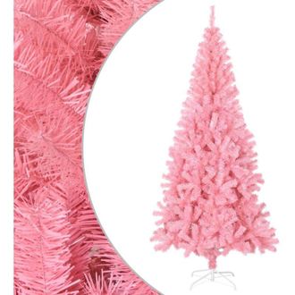 vidaXL Rbol De Navidad Artificial Con Soporte Pvc Rosa 240 Cm Vidaxl