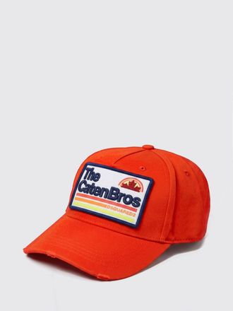 Dsquared2 Cotton Twill Hat with Logo Patch