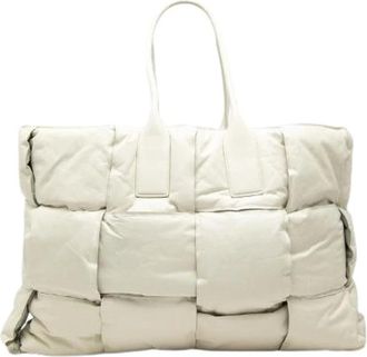 Bottega Veneta Bolso Tote Vintage Pre-owned - Pre-owned - Mujer - Blanco - ONE SIZE
