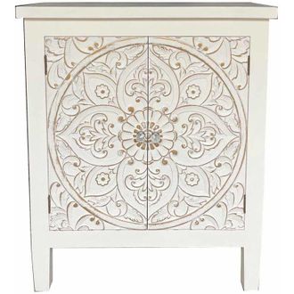 Wanderlust Deco Aparador De Madera De 2 Puertas 68x27,5x82