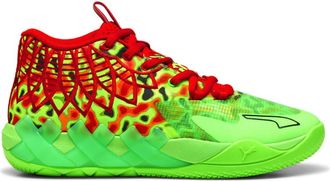 Puma Mens Mb.01 Thermal Basketball Sneakers Shoes - Green, Green/Red/Yellow, 10.5 UK