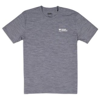 Mons Royale Icon Merino T-Shirt Merinoshirt f&uuml;r Herren | grau