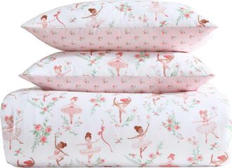 Laura Ashley Ballerina Divas 3-Piece Queen Microfiber Comforter & Sham Set in Pink at Nordstrom Rack, Size Full/queen