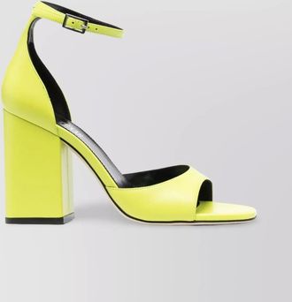 PARIS TEXAS fiona block-heel leather sandals