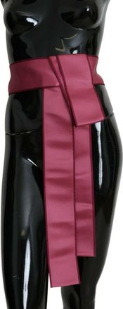 Dolce & Gabbana Womens Satin Belt - Fuschia Silk - Size EU 40 (Womens)