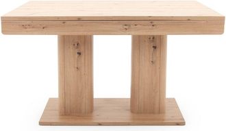 Les Tendances Les Tendances - Mesa de comedor extensible - roble artisan L140-220 cm - heidelberg