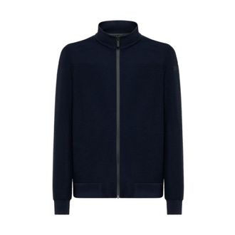 Roberto Ricci Design Cardigans, male, Blue, Size: 2XL Sweatshirts & Hoodies