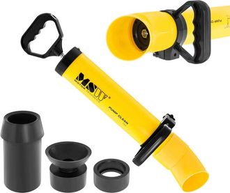 MSW Bike Accessories Bomba Para Desatascar, Empujar, Desatascar, Vaciar, Alcantarillado 100 Mm Bomba Msw Clean 100