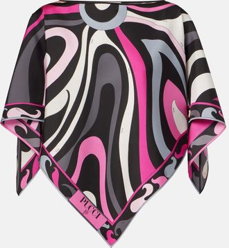 Pucci Blusa Marmo in twill di seta