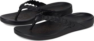 Olukai Lei Womens Sandals Lava Rock/Lava Rock : 10 B - Medium, Leather
