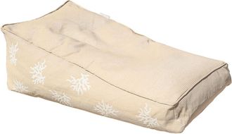 MX HOME Tumbona de exterior flotante color con bordados coral