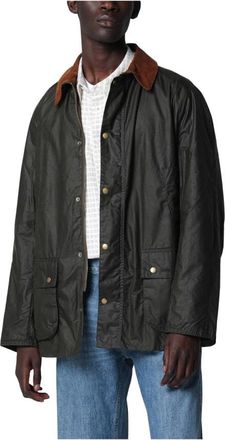 Barbour Jassen, Heren, Groen, M, Katoen, Lightweight Ashby Waxed Jacket