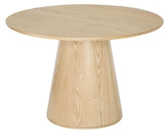 Nordlys Mesa de comedor redonda de 6 personas en madera de pino