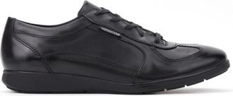 Mephisto Stijlvolle Herensneaker - Heren - Sneakers - Zwart - 46 EU - Leer - Schoenen
