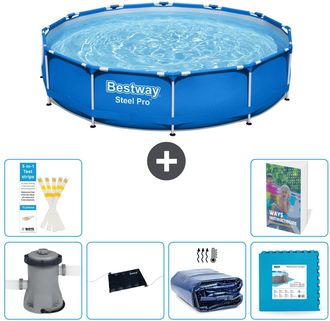 Bestway Piscina Bestway Steel Pro Redonda - 366x76 Cm - 7-piezas S340