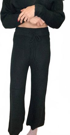 Skies Are Blue Clothing Samirah Sweater Pants In Hunter Green