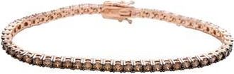 Suzy Levian Pav&eacute; Tennis Bracelet in Rose at Nordstrom Rack