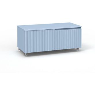 TFT Home Furniture Cassettiera ZIP azzurro tiffany